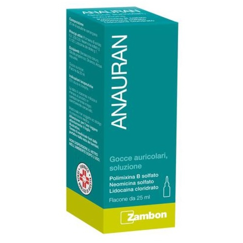 ANAURAN*GTT AURIC FL 25ML