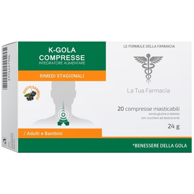 LABO24 K-GOLA 20 COMPRESSE MASTICABILI