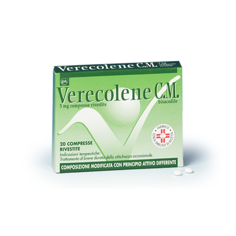 VERECOLENE CM*20CPR RIV 5MG