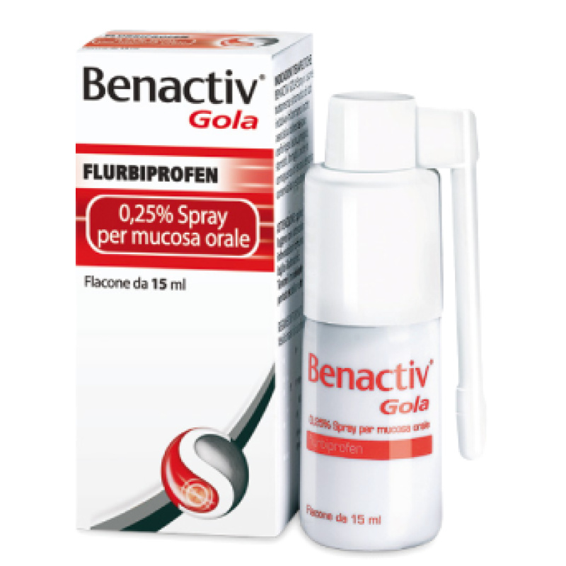 BENACTIV GOLA*SPRAY 15ML 0,25%