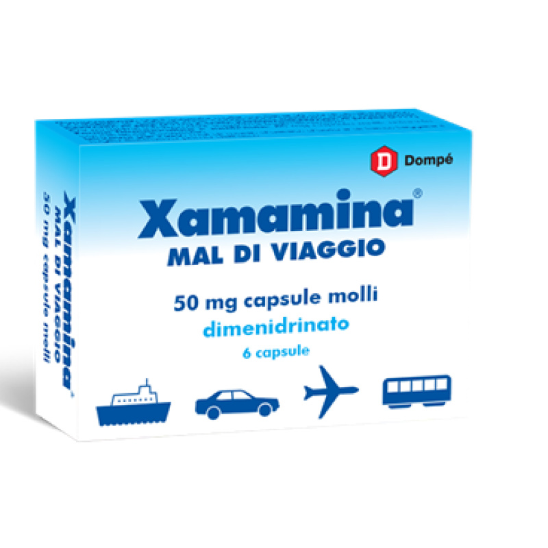 XAMAMINA MAL DI VIAG*6CPS 50MG