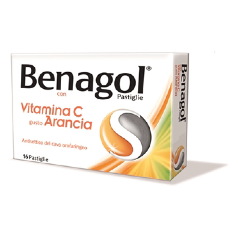 BENAGOL VIT C*16PAST ARANCIA