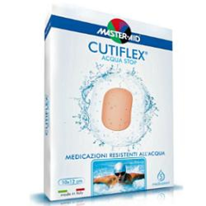 MEDICAZIONE AUTOADESIVA TRASPARENTE IMPERMEABILE MASTER-AID CUTIFLEXMED 10X12 CM 5 PEZZI