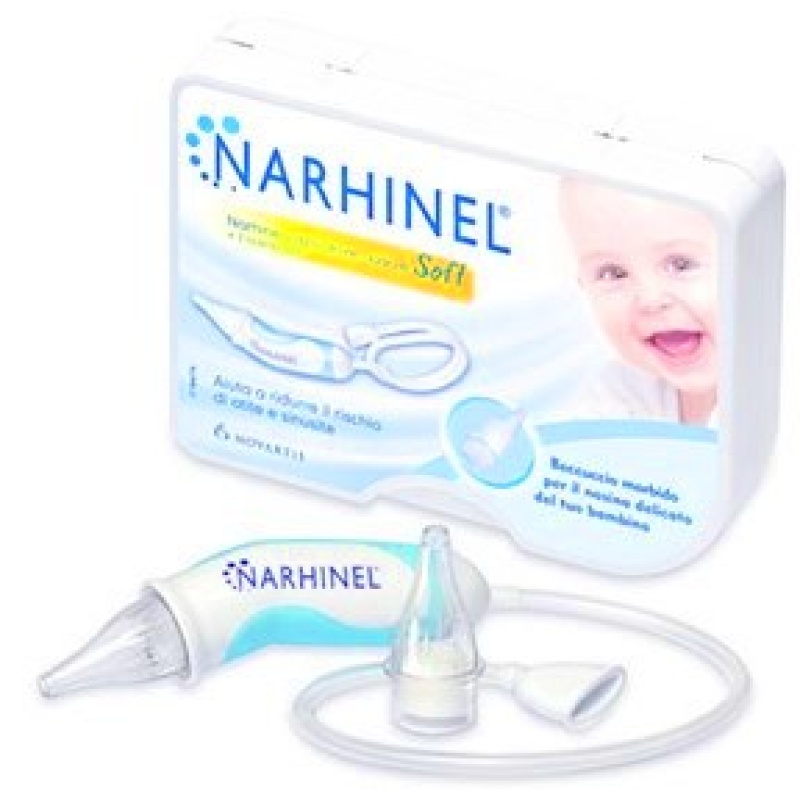 ASPIRATORE NASALE NARHINEL SOFT 1 PEZZO + 2 RICAMBI