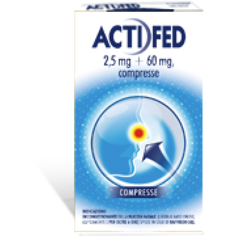 ACTIFED*12CPR 2,5MG+60MG