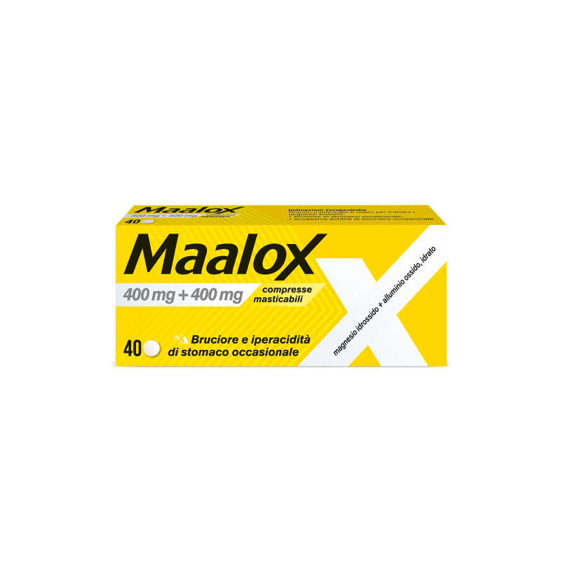 MAALOX*40CPR MAST 400MG+400MG