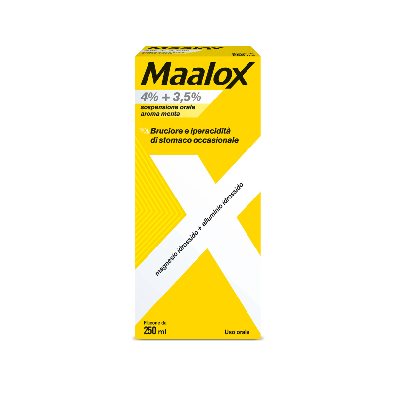 MAALOX*OS SOSP 250ML 4+3,5% ME